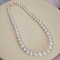 9.23-12.95 mm, White South Sea Pearl, Graduated Pearl Necklace