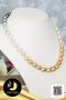 สร้อยคอไข่มุกล้วนไล่ระดับ (Graduated Necklace) ไล่สีดำ-ขาว-ทอง ตะขอล็อคบอลซิลิโคนสร้อยปรับรูดความยาวได้  ไข่มุก South Sea และ ไข่มุกตาฮิติ น้ำเค็มคัดเกรด ไล่ระดับสี ดำ-ขาว-ทอง ทรงบารอก ขนาด 8.5-11.5 mm เกรด AA+ / 28.4.64