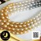 สร้อยคอไข่มุกล้วนไล่ระดับ (Graduated Necklace) ไล่สีดำ-ขาว-ทอง ตะขอล็อคบอลซิลิโคนสร้อยปรับรูดความยาวได้  ไข่มุก South Sea และ ไข่มุกตาฮิติ น้ำเค็มคัดเกรด ไล่ระดับสี ดำ-ขาว-ทอง ทรงบารอก ขนาด 8.5-11.5 mm เกรด AA+ / 28.4.64