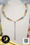 สร้อยคอไข่มุกล้วนไล่ระดับ (Graduated Necklace) สีมัลติคัลเลอร์ ตะขอล็อคบอลซิลิโคนสร้อยปรับรูดความยาวได้ ไข่มุก South Sea และ ไข่มุกตาฮิติ น้ำเค็มคัดเกรด สีดำ-ขาว-ทอง ทรงบารอก ขนาด 8-11.5 mm เกรด AA+ ตัวเรือนตะขอล็อคบอลซิลิโคนสร้อยปรับรูดได้ / 28.4.64