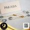 สร้อยคอไข่มุกเคชิระยะ Station Necklace ความยาวประมาณ 18 นิ้ว ไข่มุกตาฮิติคัดเกรด สีดำ-เทา ทรงเคชิ ขนาด 7-10 mm เกรด AA+ ตัวเรือนสร้อยโซ่ ตะขอก้ามปู เงินแท้ 92.5 ชุบทอง / 6.6.64
