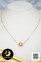 สร้อยคอไข่มุก South Sea เม็ดเดี่ยว ไข่มุก South Sea น้ำเค็มคัดเกรด สีทอง Middle Gold ทรงเกือบกลม ขนาด 12 mm เกรด AA ตัวเรือนสร้อยลาย Box Chain และตะขอ Stopper บอลกลมเกลี้ยงปรับรูดได้ เงินแท้ 92.5 ชุบทอง / 26.5.64