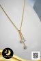 สร้อยคอไข่มุก Edison ระย้า Triple Pearl (ความยาวสร้อยประมาณ 18" รวมตะขอ) ไข่มุกน้ำจืดคัดเกรด สีขาว ทรงกลม ขนาด 7.5-8 mm เกรด AA+ สร้อยกลมลายตาข่าย ตะขอสปริงกลม เงินแท้ 92.5 ชุบทอง / 6.6.64