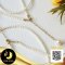 สร้อยคอไข่มุกล้วน (Uniform Necklace) ความยาวประมาณ 18-18.5" ไข่มุกน้ำจืดคัดเกรด สีขาว ทรงกลม ขนาด 2.5-3 mm เกรด AAA ตัวเรือนตะขอก้ามปูและสร้อยปรับระดับ  Gold Filled 14k ปลายสร้อยปรับระดับห้อยไข่มุก Edison 1 เม็ด / 4.7.64