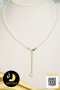 สร้อยคอไข่มุกล้วน (Uniform Necklace) ความยาวประมาณ 18-18.5" ไข่มุกน้ำจืดคัดเกรด สีขาว ทรงกลม ขนาด 2.5-3 mm เกรด AAA ตัวเรือนตะขอก้ามปูและสร้อยปรับระดับ  Gold Filled 14k ปลายสร้อยปรับระดับห้อยไข่มุก Edison 1 เม็ด / 4.7.64