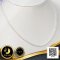สร้อยคอไข่มุกล้วน (Uniform Necklace) ความยาวเฉพาะไข่มุกประมาณ 16" ไข่มุกสายพันธุ์น้ำจืดคัดเกรด สีขาว ทรงกลม ขนาด 2.5-3.0 mm เกรด AAA ตัวเรือนตะขอก้ามปู พร้อมโซ่ปรับระดับห้อยหัวใจ วัสดุ Gold Filled 14K /13.3.65