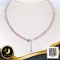 สร้อยคอไข่มุกล้วนแบบ Uniform Necklace ไข่มุก Freshwater Pearl สายพันธุ์น้ำจืดคัดเกรด สีม่วง ทรงไข่ ขนาด 4.0-5.0 mm เกรด AAA ตัวเรือนตะขอก้ามปู พร้อมโซ่ปรับระดับ วัสดุเงินแท้ 925 ชุบสีทองคำขาว ความยาวเฉพาะไข่มุกประมาณ  14.5" / 1.5.65