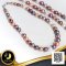 สร้อยคอไข่มุกล้วนแบบไล่ระดับ (Graduated Necklace) (ความยาวเฉพาะไข่มุก 15.5") ไข่มุก Edison สายพันธุ์น้ำจืดคัดเกรด สีมัลติคัลเลอร์ ทรงกลม -ไข่ ขนาด 9.0-13.0 mm เกรด AA ตัวเรือนตะของับ 2 ด้าน Infinity วัสดุเงินแท้ 925 ชุบสีทองคำขาว ประดับเพชร CZ/1.5.65