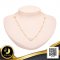 สร้อยคอมุกล้วนแบบ Alternating Sizes Pearl Necklace ความยาว 18.0" ไข่มุก Freshwater Pearl สีขาว