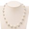 Approx. 8.0 - 11.0 mm, White South Sea Pearl, Station Pearl Necklace