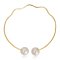 Approx.16.0 mm , Edison Pearl , Elegant Curves Choker