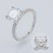 (GRA) 3.0 ct., Moissanite, Round Brilliant