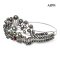 Approx. 7.0 - 13.0 mm, Tahitian Pearl, Noble Queen Peacock Pearl Crown