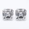 (IGI) 2.66ct., Laboratory Grown Diamond (Square Emerald Cut, CVD, 1.35 ct. and 1.31 ct., F, VVS 2 and VVS1), Pair Diamond