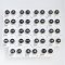 Approx. 14.9-16.0 mm, Tahitian Pearl, Pair Loose Pearls