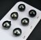 Approx. 12.0 mm, Tahitian Pearl, Pair Pearl