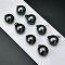 Approx. 9.0 - 10.0 mm, Tahitian Pearl, Pair Pearl