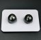 11.18 - 11.29 mm, Tahitian Pearl, Pair Pearl