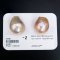 Approx. 12.0 -13.0 mm, Edison Ripple Pearl, Pair Pearl