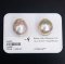 Approx. 12.0 -13.0 mm, Edison Ripple Pearl, Pair Pearl