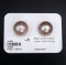 Approx. 12.0 mm, Edison Pearl, Pair Pearl