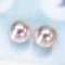 (PSL) Approx. 8.1 mm, Aurora Hanadama, Akoya Pearl, Stud Pearl Earrings