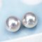 (PSL) Approx. 8.1 mm, Aurora Hanadama, Akoya Pearl, Stud Pearl Earrings