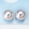 (PSL) Approx. 8.1 mm, Aurora Hanadama, Akoya Pearl, Stud Pearl Earrings