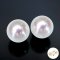 (PSL) Approx. 8.5 mm, Aurora Hanadama, Akoya Pearl, Stud Pearl Earrings