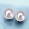 (PSL) Approx. 8.5 mm, Aurora Hanadama, Akoya Pearl, Stud Pearl Earrings