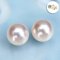 (PSL) Approx. 8.5 mm, Aurora Hanadama, Akoya Pearl, Stud Pearl Earrings