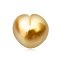 (GIA) 15.60x14.75x12.21 mm, Heart Shaped Pearl, Gold South Sea Pearl, Single Loose Pearl