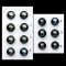 Approx. 13.0 mm, Tahitian Pearl, Pair Pearl