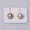 ไข่มุกจับคู่ Tahitian Pearl สี Light Taupe Fancy (Trade Term) (จำนวน 2 เม็ด) / 17.7.65