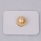 ไข่มุกเม็ดร่วง ไข่มุก South Sea Pearl สีทอง (Middle Gold) ทรงกลม ขนาด 13.5 mm. เกรด AA+ - AAA / 17.7.65