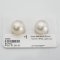 Approx. 12.0 mm, White South Sea Pearl, Pair Pearl