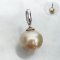 Approx. 12.61 mm, Tahitian Pearl, Pendant