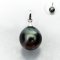 Approx. 10.26 mm, Tahitian Pearl, Pendant