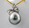 Approx. 9.94 mm, Tahitian Pearl, Pendant