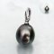 Approx. 11.10 mm, Tahitian Pearl, Pendant