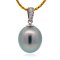 Approx. 9.86 mm, Tahitian Pearl, Pendant