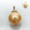 Approx. 15.25 mm, South Sea Pearl, Solitaire Pearl Pendant