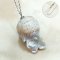 Approx. 12.0-14.0 mm, Freshwater and South Sea Pearl, "Pisces" Zodiac Pearl Collection Pendant with Chain