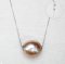 Approx. 12.0 mm, Gold South Sea Pearl, Full Drilled Pearl with Cores with Cable Chain Necklace