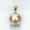 (PSL) Approx. 12.7 mm, Aurora Phoenix, Solitaire Pearl Drop with Bail Pendant