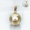 (PSL) Approx. 12.7 mm, Aurora Phoenix, Solitaire Pearl Drop with Bail Pendant