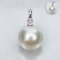 (PSL) Approx.13.2 mm, Aurora Phoenix, Diamond Head Pearl Pendant