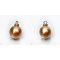 Approx. 12.0 mm, Chogun Drop Lot, Gold South Sea Pearl, Diamond Pearl Pendant