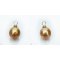 Approx. 12.0 mm, Chogun Drop Lot, Gold South Sea Pearl, Diamond Pearl Drop Pendant