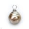 Approx. 13.0 mm, Gold South Sea Pearl, Diamond Cap Pearl Drop Pendant